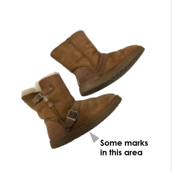 UGG Classic SHORT Dylyn Bomber Jacket Sheepskin Boots 1001202 - Picture 9 of 9